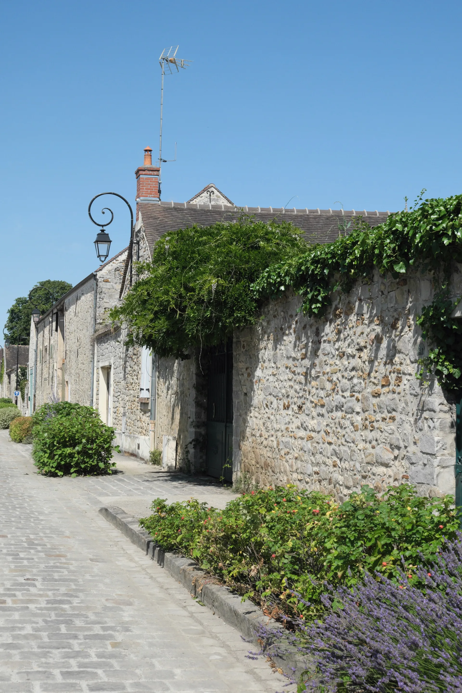 Spring in Barbizon painters' village near Moulin à Rêves, Seine-et-Marne
