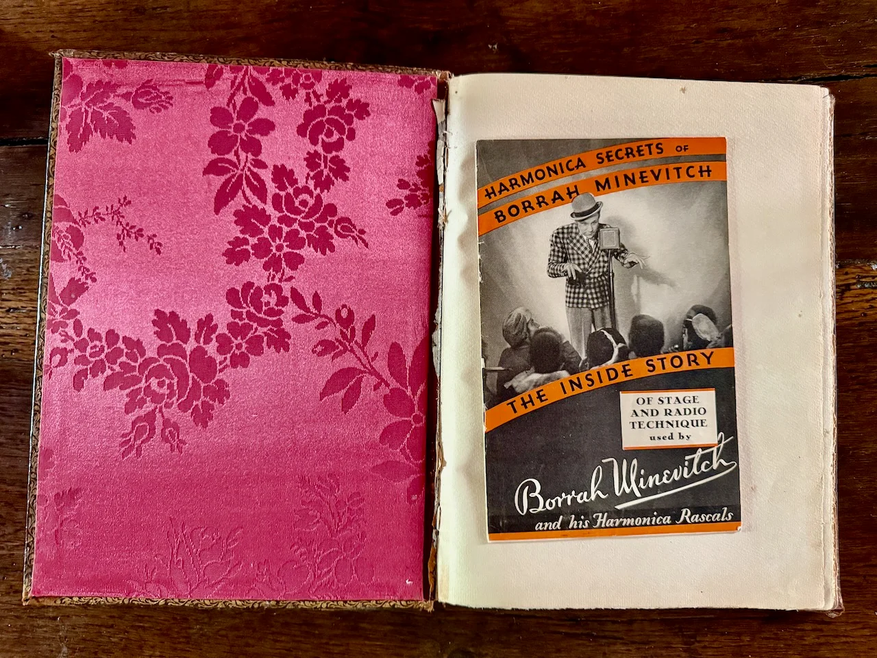 Vintage harmonica memorabilia from Borrah Minevitch's career