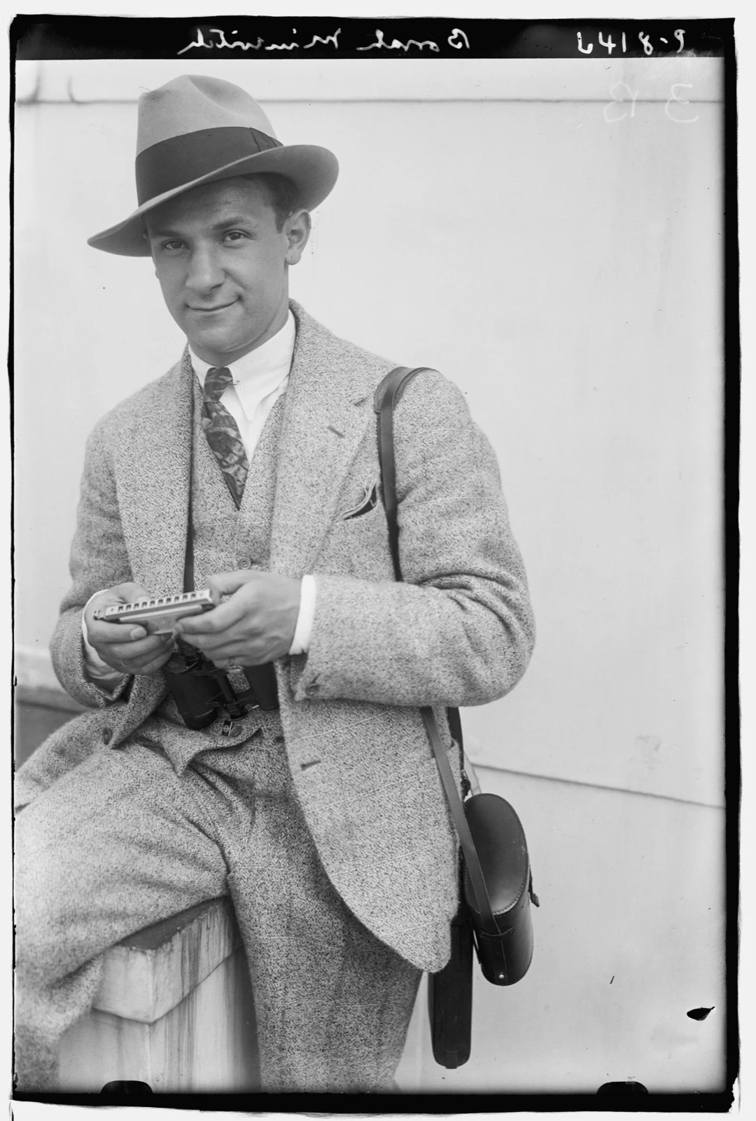 Vaudeville harmonica virtuoso Borrah Minevitch — Library of Congress portrait